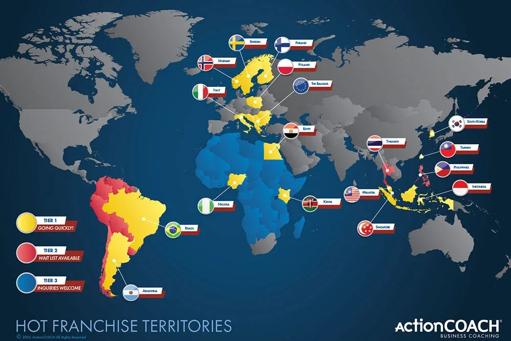 ActionCOACH franchise global territories and network