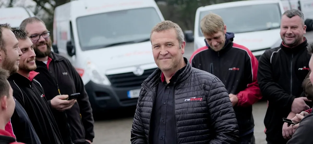 Revive franchise team and branded vans