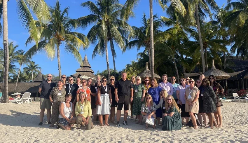 The Travel Franchise franchisee group meeting at a conference event